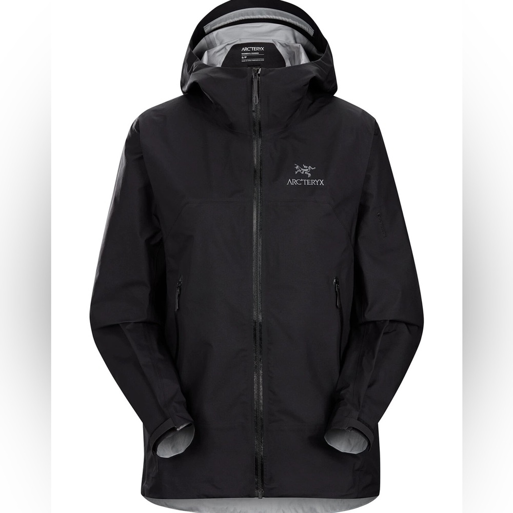 BNWT Arc'teryx Womens Beta Jacket - SIZE XL - Gore-Tex - BLACK Outerwear Coat - Picture 2 of 7